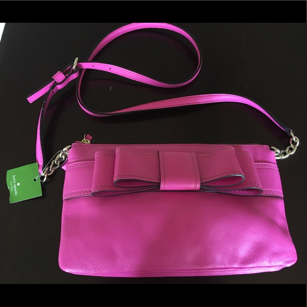 Kate Spade Hot Pink Bow Purse